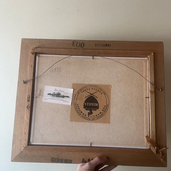 Original Don Ossner Beach Framed Art - Picture 4 of 6